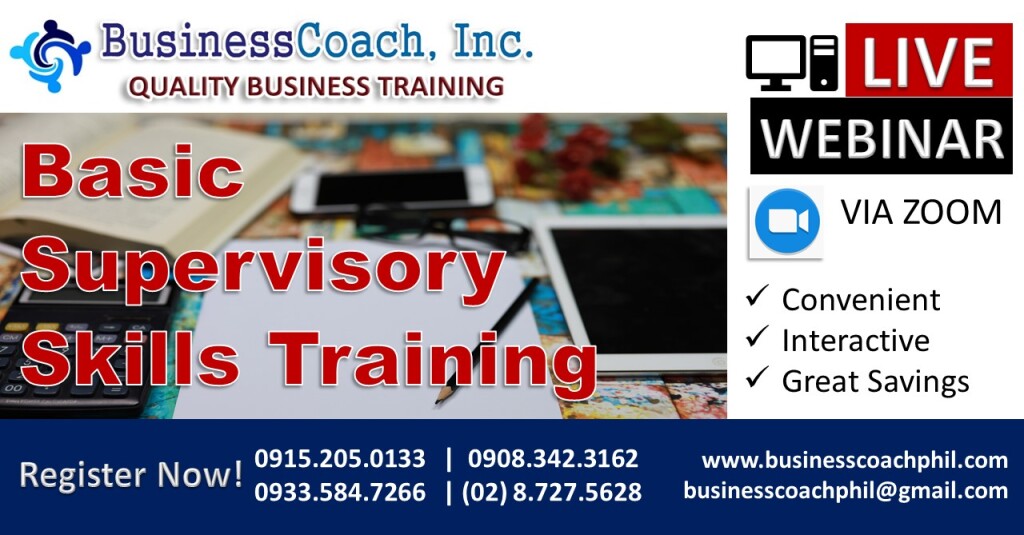 Basic Supervisory Skills Training (Webinar) » Business Seminars By ...